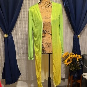 Vibrant Ombre Long Cover Up